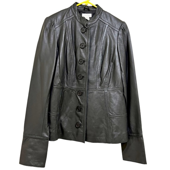 Grace Hill 0 Leather Jacket Black In 